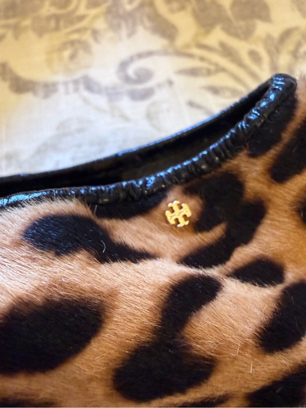 Tory Burch ✨Like New✨ Leopard Calf Hair Runway Ballet Flats size 9 - Picture 7 of 12